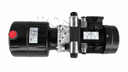 MINI HIDRAULIČNI AGREGAT 380V AC (1,5 kW) - 5,8 cc - 8,2 lit/min - tank 6 lit