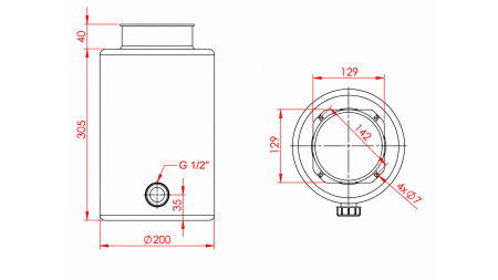 REZERVAR METALNI ROLL PP 10 LITRI HORZONTAL-VERTICAL