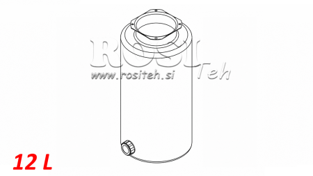 REZERVAR METALNI ROLL PP 12 LITRI HORZONTAL-VERTICAL
