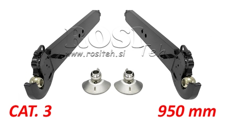 TRAKTORSKE NOSIVE RUKE TRI-TOČKOVNE HIDRAVLIKE CAT.3 - 120x35 mm - 950 mm (140 HP)