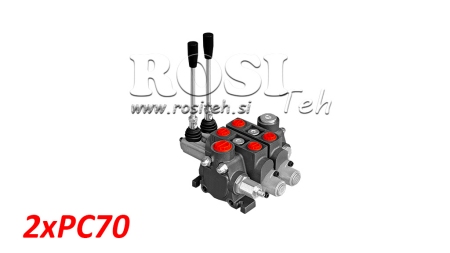 RUČNI HIDRAULIČNI VENTIL SEKCIJSKI 2xPC70
