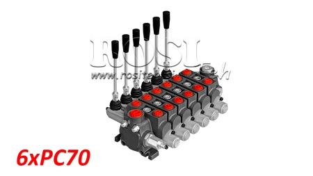 RUČNI HIDRAULIČNI VENTIL SEKCIJSKI 6xPC70