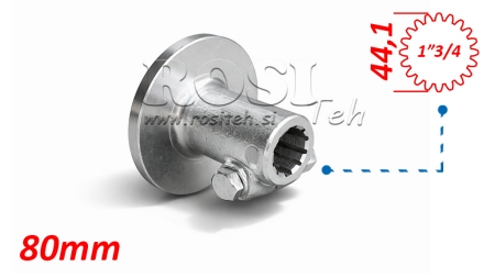 KARDANSKI ADAPTER S PRIRUBNICOM I KLINOM 1-3/4 (80 mm) (20 ZUBA)