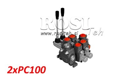 RUČNI HIDRAULIČNI VENTIL SEKCIJSKI 2xPC100