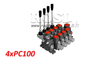 RUČNI HIDRAULIČNI VENTIL SEKCIJSKI 4xPC100