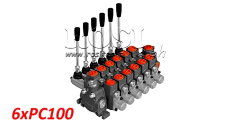 RUČNI HIDRAULIČNI VENTIL SEKCIJSKI 6xPC100