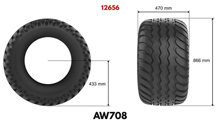 19,0/45-17 GUMA AW708 (14 PR)