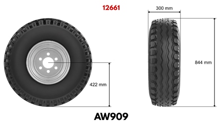 11,5/80-15,3 GUMA AW909 (14 PR) SA FELGOM 9,00 x 15,3
