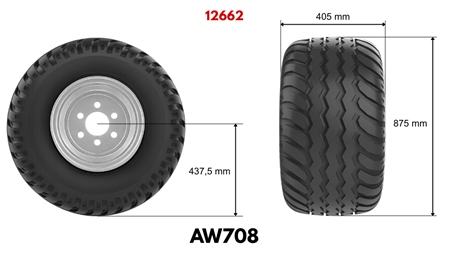 400/60-15,5 GUMA AW708 (16 PR) SA FELGOM 13,00 x 15,5
