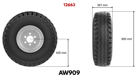 15,0/55-17 GUMA AW909 (14 PR) SA FELGOM 13,00 x 17