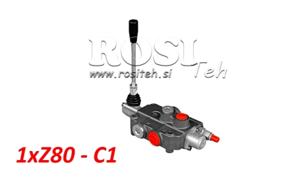 HIDRAULIČNI VENTIL 1xZ80 + JEDNOSMJERNI C1