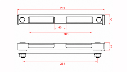 SKALA ZA MIJERENJE TEMPERATURE PRODUŽENA - M12 254mm