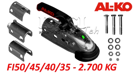 VUČNA KUKA AL-KO AK-270 ZA AUTO PRIKOLICU OKUGLA 2.700 kg FI35-40-45-50