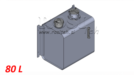 REZERVAR METALNI TOP 80 Lit 360x500x500mm