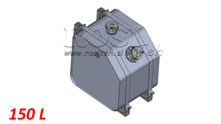 REZERVAR METALNI TOP 150 Lit 600x600x500mm