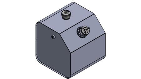 METALNA POSUDA GORNJI DIO 150 Lit 600x600x500mm