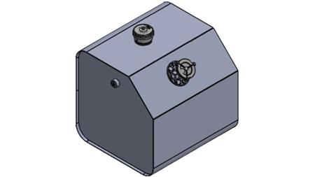 METALNA POSUDA GORNJI DIO 250 Lit 600x600x800mm