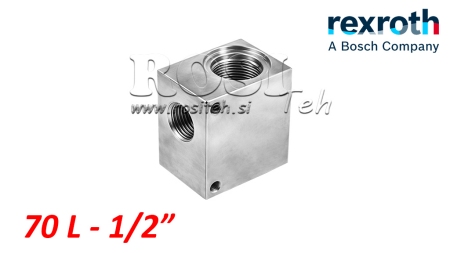 KUĆIŠTE ZA 2-PUTNI HIDRAULIČNI VENTIL REXROTH 1/2 70-LIT
