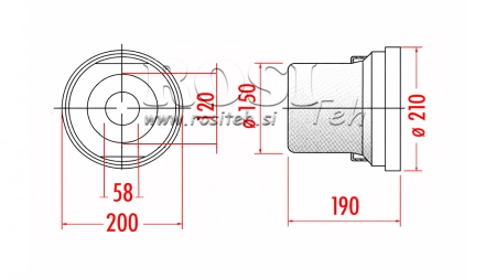 ZAŠTITA KARDANA PVC 210x190x150