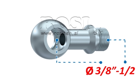 HIDRAULIČNI PRIKLJUČAK OČNI 3/8-1/2