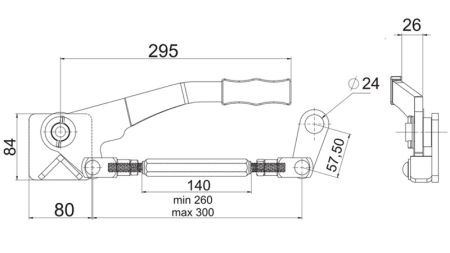 RUČICA STRANICE ZA ZATVARANJE LIJEVA