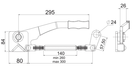 RUČICA STRANICE ZA ZATVARANJE DESNO