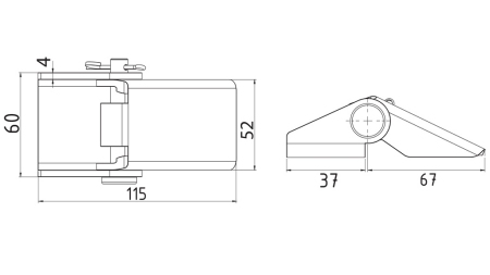 NOSAČ STRANICE ZA PRIKOLICU MALI