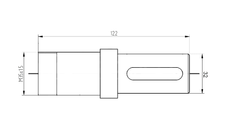LEŽAJNA PRIRUBNICA ZA HIDROMOTOR MP-MR