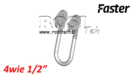 RUČICA ZA MULTI-FASTER 4SMJERNI 1/2 FIKSNI DIO