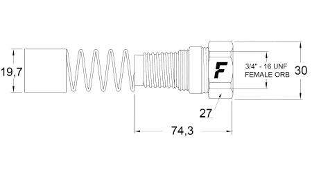 ŽENSKA BRZA SPOJKA ZA MULTI-FASTER 3/8 FIKSNI DIO