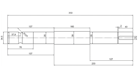 KARDANSKA OSOVINA W35 (350mm)