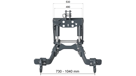 UNIVERZALNI KIT PREDNJA ČELNA HIDRAULIKA FLEX 2KAT ZA TRAKTOR 1500kg
