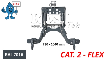 UNIVERZALNI KIT PREDNJA ČELNA HIDRAULIKA FLEX 2KAT ZA TRAKTOR 1500kg