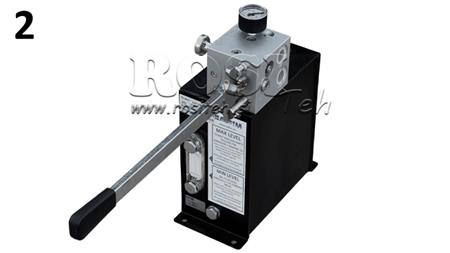 HIDRAULIČKI RVBR AUTOMATSKI VENTIL ZA PROLJETNI CILINDAR S REZERVAROM I EMERGENCIJALNOM RUČKOM