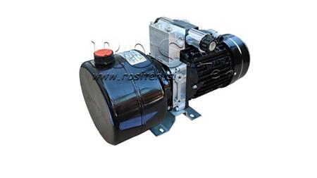 MINI HIDRAULIČKI AGREGAT 230V AC (0.75 kW) 85 bar - 3.7 cc - 5.2 lit/min - rezervoar 4 lit