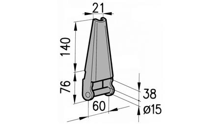 MUŠKI PRODUŽENI NOSAČ
