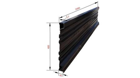 BOČNA PLOČA ZA KIPERSKI PRIKLJUČAK 2 MET. - VISINA 400 mm