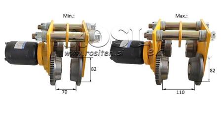 ELEKTRIČNI POGON ZA INDUSTRIJSKI LIFT KOLICA DWI 0.5 T