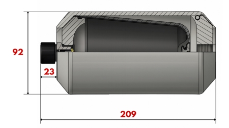 HIDRAULIČNI AKUMULATOR 0,75 LIT - M18x1,5