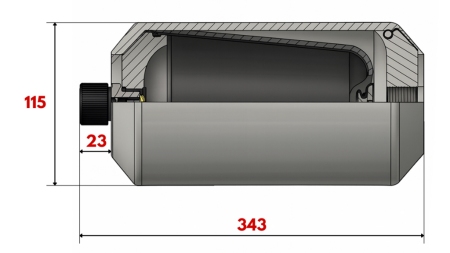HIDRAULIČNI AKUMULATOR 2,2 LIT - M18x1,5