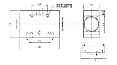 HIDRAULIČKI DISTRIBUCIJSKI VENTIL PROTOK V1027 DFL 60-80 lit - 3/8 - 250 bar (maks.300 bar) METAL