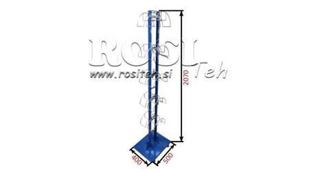 KOLICA ZA POHRANU HIDRAULIČNIH CEVI 10 MJESTA