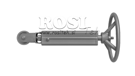 NAPINJAČ PLETENICE SA KOTAČEM ZA RUČNU KOČNICU SA KOLUTOROM