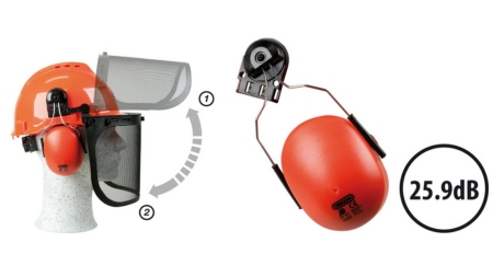 ZAŠTITNA KACIGA YUKON S VISOROM I ZAŠTITOM ZA UŠI