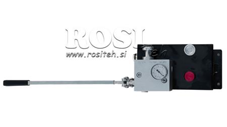 HIDRAULIČKI RVBR AUTOMATSKI VENTIL ZA PROLJETNI CILINDAR S REZERVAROM I EMERGENCIJALNOM RUČKOM