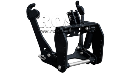 UNIVERZALNI KIT PREDNJA ČELNA HIDRAULIKA 2KAT ZA TRAKTOR 1500kg CRNA (RAL 9005)