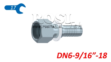 HIDRAULIČNI PRIKLJUČAK DKORFS ŽENSKI DN6-9/16-18