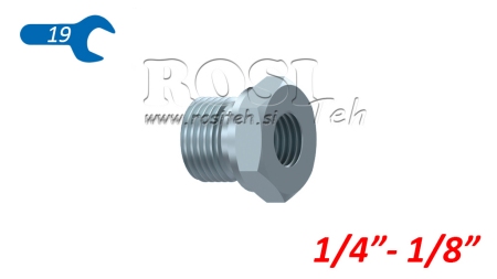 HIDRAULIČNI ADAPTER MUŠKI-ŽENSKI 1/4-1/8
