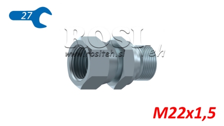 HIDRAULIČKI DVOVIJAČNIK OKRETNA MATICA M22X1,5