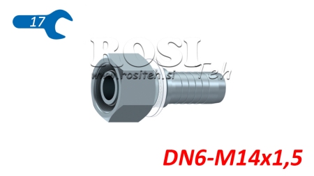 HIDRAULIČNI PRIKLJUČAK DKOS 6 S ŽENSKI DN6-M14x1,5